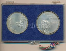 1973. 50Ft Ag + 100Ft Ag "Petőfi" pár eredeti, plombált "Magyar Nemzeti Bank" pl...