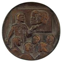 1972. "MARXIZMUS-LENINIZMUS ESTI EGYETEM 1952-1972" bronz emlékérem (86mm) T:AU