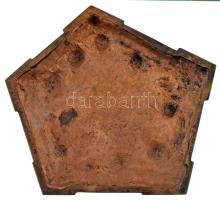 Rajki László (1939-) 1980. "Szentedre, Ville Honorée de la Medaille Hild" Hild János-díj b...