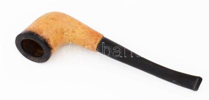 Meerschaum pipa, használati nyomokkal, h: 15 cm