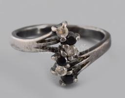 Ezüst (Ag) gyűrű, jelzett, m: 55, bruttó 3,5g