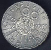 Ausztria 1976. 100Sch Ag "Johann Nestroy" T:BU