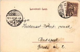 1901 Temesvár, Timisoara; Gyárváros, Kossuth tér, Kohn Testvérek, Ott Károly üzlete. Polatsek-féle k...