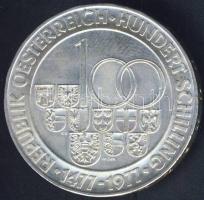 Ausztria 1977. 100Sch Ag "Hall-Tirol" T:BU kis ph.