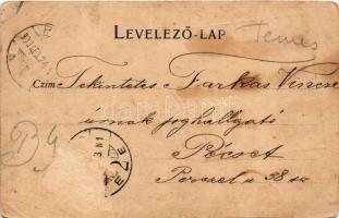 1900 Temesvár, Timisoara; Gyárváros, részlet a városi szigetből, Béga csatorna mentén. Králicsek Bél...