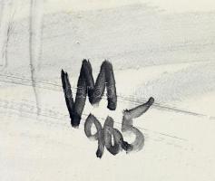 Varga Mátyás (1910-2002): össz. 12 egyedi mű. Klf. technikák, papír, közte 3 db jelzett, klf, közepe...