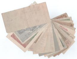 Német Birodalom / Weimari Köztársaság 1920-1923. vegyes inflációs bankjegyek (11x) + 1920-1944. 50pf...