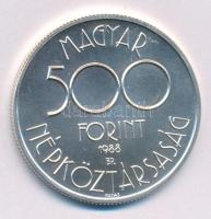 1988. 500Ft Ag "Labdarúgó Világbajnokság 1990 - három játékos" T:BU Adamo EM106