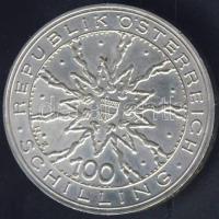 Ausztria 1978. 100Sch Ag "Dürnkruti csata" T:BU