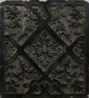 Kályhacsempe. Erdély, cca 19. sz. vége, kis sérüléssel, 23x20,5 cm