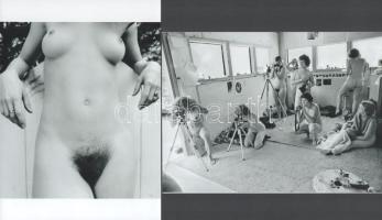 cca 1980 "Aktfotós workshop" mindenki fotografál és mindenki modell, szolidan erotikus felvételek, 2 db modern nagyítás, jelzés nélkül, 15x21 cm és 21x15 cm
