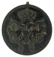 Német Birodalom / Poroszország 1872-1918. "Háborús Érdemérem" bronz kitüntetés mellszalag nélkül, sérült, törött füllel T:XF,VF patina German Empire / Prussia 1872-1918. "Warrior Merit Medal (Kriegsverdienst)" bronze decoration without ribbon, with damaged, broken ear C:XF,VF