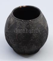 Régi Aggteleki barlang emlék váza, kis sérüléssel, m: 10 cm