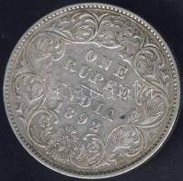 Brit-India 1892. 1R Viktória T:2/3