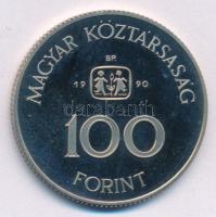 1990. 100Ft Cu-Ni "SOS Gyermekfalu" T:PP Adamo EM117