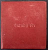 NSZK 1949-1971 Lindner falcmentes album, benne gyűjtemény néhány korai jobb értékkel, 1955-től alig ...