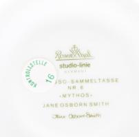 Rosenthal Studio-Line "Mythos" kávés csésze alátéttel. Nr. 6, designer: Jane Osborn-Smith ...