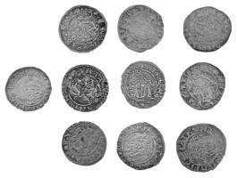 I. Ferdinánd (1526-1564) Dénár tétel (10x), főként Unger II.:745.a + 748.a típusok T:XF,VF,patina
H...