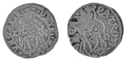 1498-1503. Dénár Ag "II. Ulászló" (2xklf), (0,52g; 0,66g) T:XF,VF,patina Hungary 1498-1503. Denar Ag "Wladislaus II" (2xdiff), (0,52g; 0,66g) C:XF,VF,patina Huszár: 805., Unger I.: 642.a.var. ; Huszár: 805., Unger I.: 642. (elő-, obverse-) és Huszár: 811., Unger I.: 646.b. (hátlap, reverse)