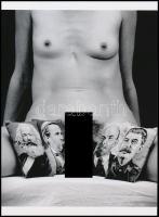 cca 1968 "Elvtársak, van ennél fontosabb a világon?", Marcel Marien szolidan erotikus felvétele, 1 db modern nagyítás, jelzés nélkül, 21x15 cm