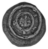 1131-1141. Dénár Ag "II. Béla" (0,30g) T:AU,patina Hungary 1131-1141. Denar Ag "Bela II" (0,30g) C:AU,patina Huszár: 50., Unger I.: 43.