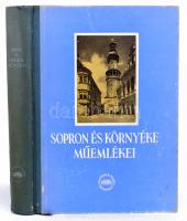Sopron és környéke műemlékei. Írták: Csatkai Endre, Dercsényi Dezső, Entz Géza, Gerő László, Héjj Miklós, Mollay Károly, Radnóti Aladár. Szerk. Dercsényi Dezső. Az előszót írta Fülep Lajos. Magyarország Műemléki Topográfiája II. köt. Győr - Sopron Megye Műemlékei I. rész. Szerk.: Dercsényi Dezső. Bp., 1953, Akadémiai, 584 p.+ 1 t. Első kiadás. Gazdag képanyaggal illusztrált. Kiadói illusztrált félvászon-kötés, kissé kopott borítóval. Megjelent 800 példányban.