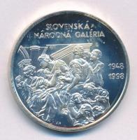 Szlovákia 1998. 200K Ag "Szlovák Nemzeti Galéria 150. évfordulója" kapszulában T:PP, kis p...