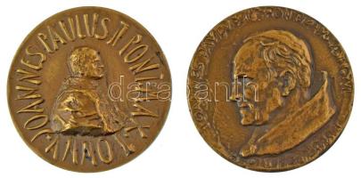 Vatikán 1983. "JOHANNES PAULUS II PONT MAX ANNO VI / APERITE PORTAS REDEMPTORI" kétoldalas bronz emlékérem. Szign.: "Marcellus Tommasi" (44mm) + DN "JOHANNES PAULUS II PONT MAX ANNO II / REDEMPTOR HOMINIS" kétoldalas bronz emlékérem (44mm) T:VF Vatican 1983. "JOHANNES PAULUS II PONT MAX ANNO VI / APERITE PORTAS REDEMPTORI" kétoldalas bronz emlékérem. Szign.: Marcellus Tommasi (44mm) + ND "JOHANNES PAULUS II PONT MAX ANNO II / REDEMPTOR HOMINIS" kétoldalas bronz emlékérem (44mm) C:VF