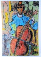 Tóth Ernő jelzéssel: Pasztell, farost 65x100 cm