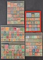 179 db régi német bélyeg 5 db képkeretben