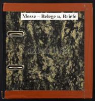 107 db európai emléklap, levelezőlap, első napi bélyegzésű boríték közepes iratlefűzőmappában