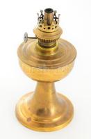 Német réz petróleumlámpa, m: 23 cm