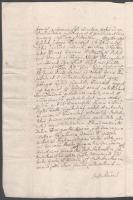 1715. márc. 21. Bagos (ma Hajdúbagos, Magyarország) Bihar vármegye nemessége előtt bemutatta a várad...