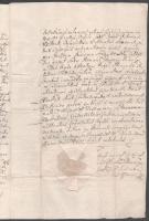 1715. márc. 21. Bagos (ma Hajdúbagos, Magyarország) Bihar vármegye nemessége előtt bemutatta a várad...