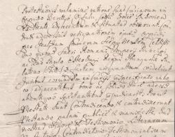 1715. márc. 21. Bagos (ma Hajdúbagos, Magyarország) Bihar vármegye nemessége előtt bemutatta a várad...