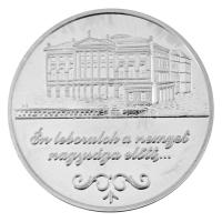 DN "Én leborulok a nemzet nagysága előtt... / Kossuth Lajos" ezüstözött emlékérem, kapszul...