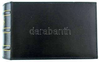 "Leuchtturm" 50 lapos / 100 férőhelyes bankjegy/FDC berakó, használt állapotban