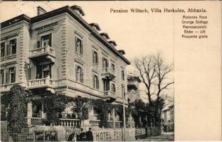 1913 Abbazia, Opatija; Hotel Penion Wiltsch, Villa Herkules