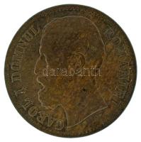 Románia 1879B 2b Cu "I. Károly" T:F Romania 1879B 2 Bani Cu "Carol I" C:F Krause KM#11.2