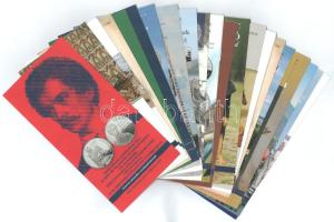 2018-2024. 24xklf színes MNB tájékoztató szép állapotban + "Megújul a Forint" tájékoztató a 10.000 Ft-os bankjegyről