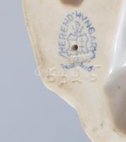 Herendi nyúl. Jelzett, hibátlan, m: 10,5 cm