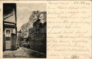 1902 Wien, Vienna, Bécs; Hotel Hammerand. Fec. Ch Scolik (EK)
