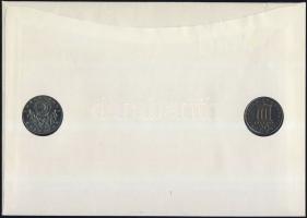 Görögország 1986. 20Dr + Dél-Korea 1987. 1000W "Olimpia" érmés borítékon, görög és koreai ...