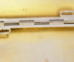 Ezüst (Ag) cigaretta tárca. "Sopron vármegye díja 1940" felirattal, gravírozott megye címe...