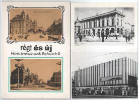 Régi és új képes levelezőlapok Budapestről, a Képzőművészeti alap kiadványa, tartalma 10 régi kép + ugyanaz modern változat, párban