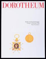 Dorotheum 2 darab aukciós katalógus, kitüntetések témában, 2023-2024
