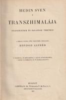Hedin, Sven: Transzhimalája. Felfedezések és kalandok Tibetben. A kézirat nyomán svéd eredetiből átd...