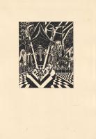 Ázsia. Lajos Ferenc 12 rajza. (Számozott, aláírt.)
[Budapest, 1938]. Szépmíves Műhely (Kiss János n...