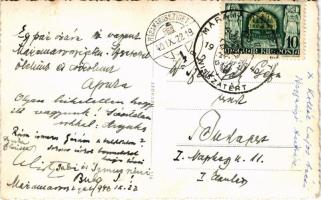 1940 Máramarossziget, Sighetu Marmatiei; bevonulás / entry of the Hungarian troops. photo + "19...