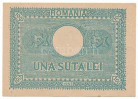 Románia 1945. 100L T:AU
Romania 1945. 100 Lei C:AU
Krause P#78